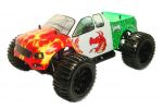 Radio Controlled 1:10 Electric Licenced 2101 Monster Truck - Red Dragon