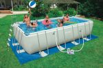 Intex Ultra Frame Rectangular Metal Pool 9' x 18' x 52"