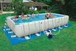 Intex Ultra Frame Rectangular Saltwater Metal Pool 12' x 24' x 52"