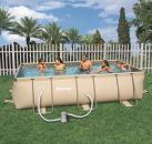 Bestway Steel Pro Rectangular Frame Pool With Pump 163" x 85" x 39 1/2"