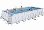 Bestway Steel Pro Silver Rectangular Frame Pool With Pump 24' x 12' x 52"