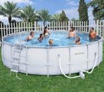 Bestway Steel Pro Silver Metal Frame Round Pool 18ft x 52"