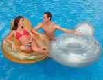 Pillow Back Pool Lounger
