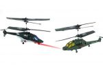 Radio Controlled 8017/780 Airwolf Vs US Apache Fighting RC Helicopters
