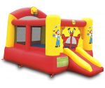 Clown Slide & Hoop Bouncer 12ft x 8ft x 7.5ft Bouncy Castle