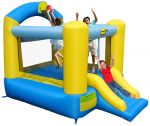 Slide & Hoop Bouncer 10.5ft x 7.5ft x 7.5ft Bouncy Castle