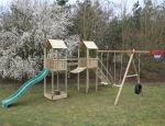 Arundel Twin Towers With Swings, Slide & Basketball
