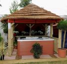 Canadian Spa Trafalgar Thatched Roof Gazebo