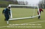 16ft x 4ft Eliptical Aluminium Five a Side Freestanding Goal