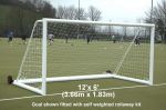 16ft x 7ft Aluminium Freestanding Football Goal
