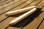 Fixing Spike For Log Edging