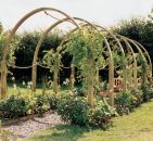 Jac Flower Rope Walk Pergola- 3 Pack