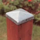Galvanised Post Cap 