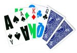 Bicycle EZ See LoVision Playing Cards - Blue