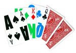 Bicycle EZ See LoVision Playing Cards - Red