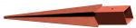 Metpost Post Support - Plain Box (Red) 50mm x 450mm