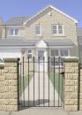 Wenlock Ball Top Small Gate - Wide