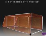 Quad-Netz 3+ - Football Goal, Rugby Conversion Posts & Cricket Nets- 8' x 7' System