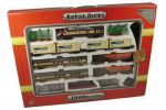 Railcar Train Set With Electric Locomotive