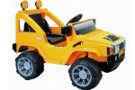 Twin 6 Volt Battery Powered Hummer Jeep - Yellow