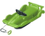 Snow Racer Green Sledge Toboggan