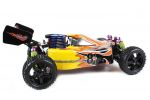 Radio Controlled Himoto Syclone Nitro Powered Racing Buggy - Flame