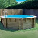 Vitality Traditional Octagonal Wooden Pool 3.9m