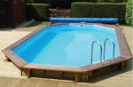 Plastica Stretched Octagonal Wooden Pool 4.6m x 8.2m