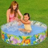Happy Animals Clearview Snapset Paddling Pool 4ft