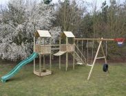 Arundel Twin Towers With Swings, Slide & Basketball