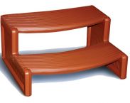 Canadian Spa ABS Redwood Double Step