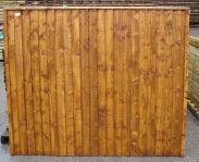 Weston Closeboard Green Fence Panel