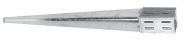 Metpost Post Support - Wedge Grip (Galv) 75mm x 600mm