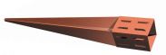 Metpost Post Support - Wedge Grip (Red) 75mm x 750mm