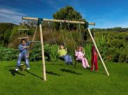 Gibbon Wooden Garden Swing Set