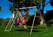 Uakari Wooden Garden Swing Set