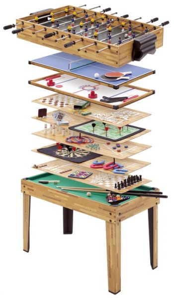 Famil Christmas Games Tables