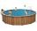 Metal-Wood Steel Pool 4.6m
