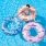 42" Beach Camo Swim Ring Pool Inflatable