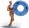 42" Splash Swim Ring Pool Inflatable