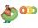 36" Coconut Dream Scented Swim Ring Pool Inflatable 