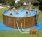 Intex Sequoia Spirit Woodgrain Metal Frame Round Pool 16ft 8" x 49"