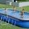 Volleyball Set for 9-12ft Wide Swimming Pools