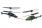 Radio Controlled 8017/780 Airwolf Vs US Apache Fighting RC Helicopters