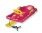 Snow Driver Pink Sledge Toboggan