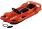 Snow Double Racer Red Sledge Toboggan