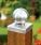 Silver Ball Post Cap Finial