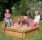 Hexagonal Wood Sand Box 