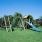 Playtower With Slide, Double Swing, Ladder, Climbing Net, Rubber Tile & Anchors
