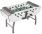 Striker Football Table- Brushed Aluminium